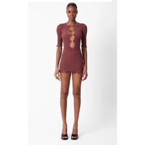 POSTER GIRL Miranda Dress Old Money Brown One Size NWT